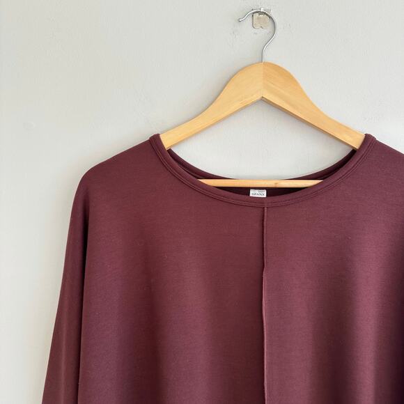 SPANX P.L.T. Dolman Sweatshirt in Hickory Rouge NWT - Picture 4 of 8